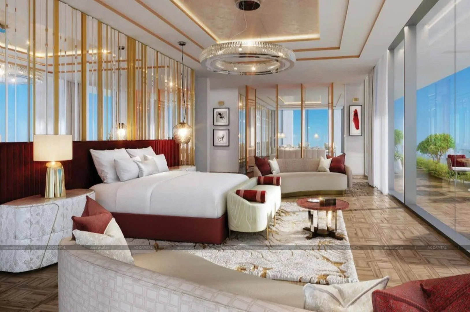 شقة عدد غرف النوم فيها: 1، في Aykon City Tower D, دبي, الإمارات العربية المتحدة (axc-3985246-r2) 3
