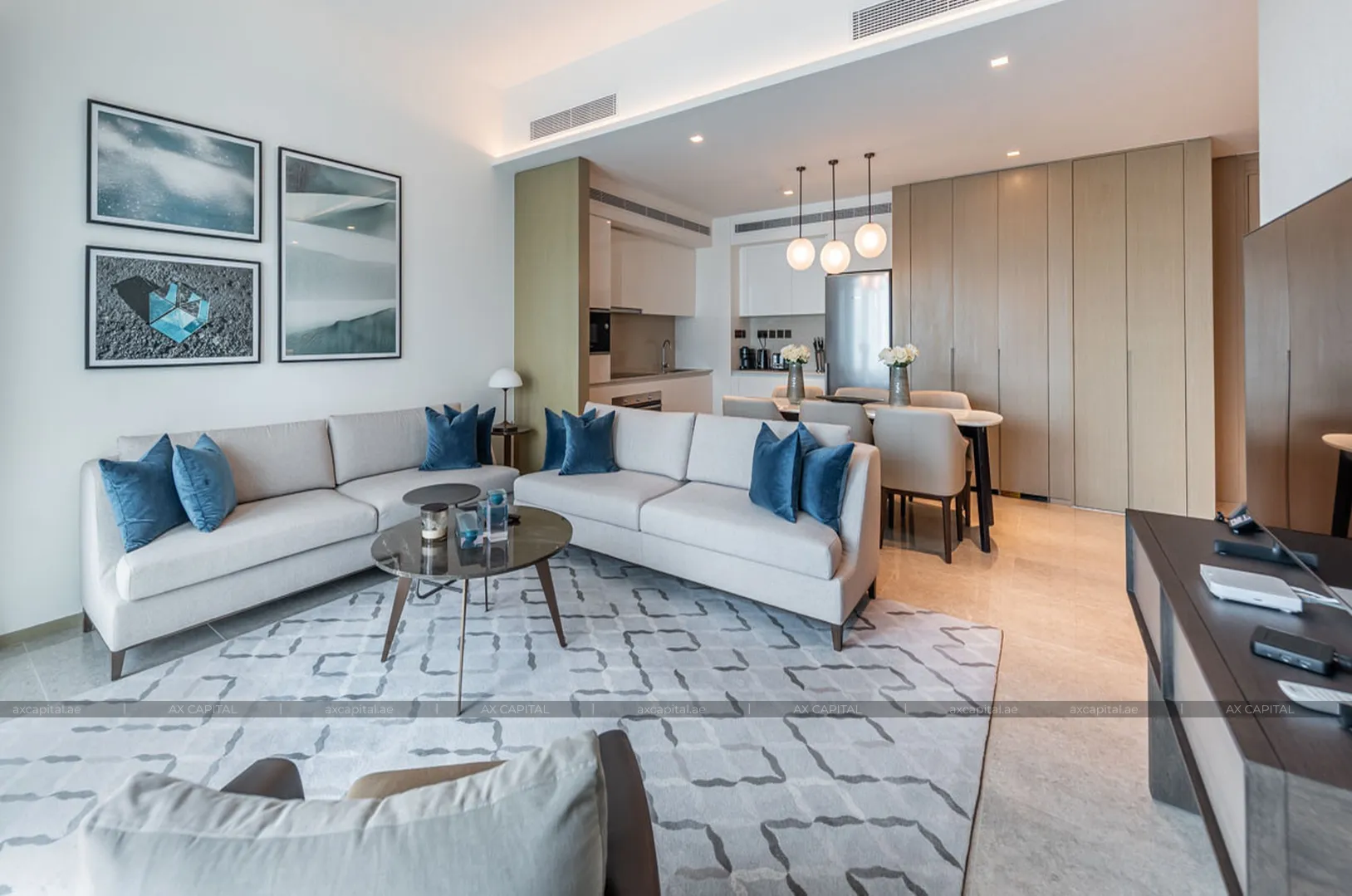 Apartment mit 3 Schlafzimmern in Address Harbour Point Tower 2, Dubai, VAE (axc-3993250) 1