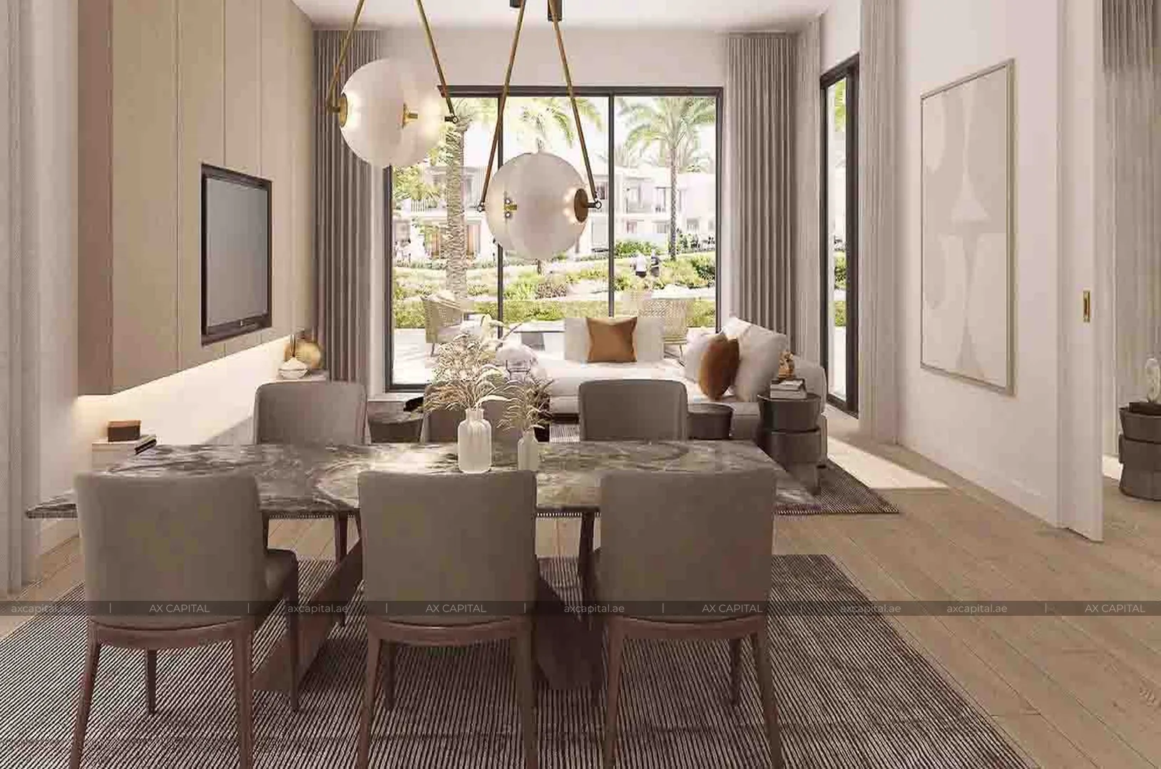Maison de ville avec 4 chambres à coucher à Jebel Ali Village Villas, Dubai, EAU (axc-3991756) 3