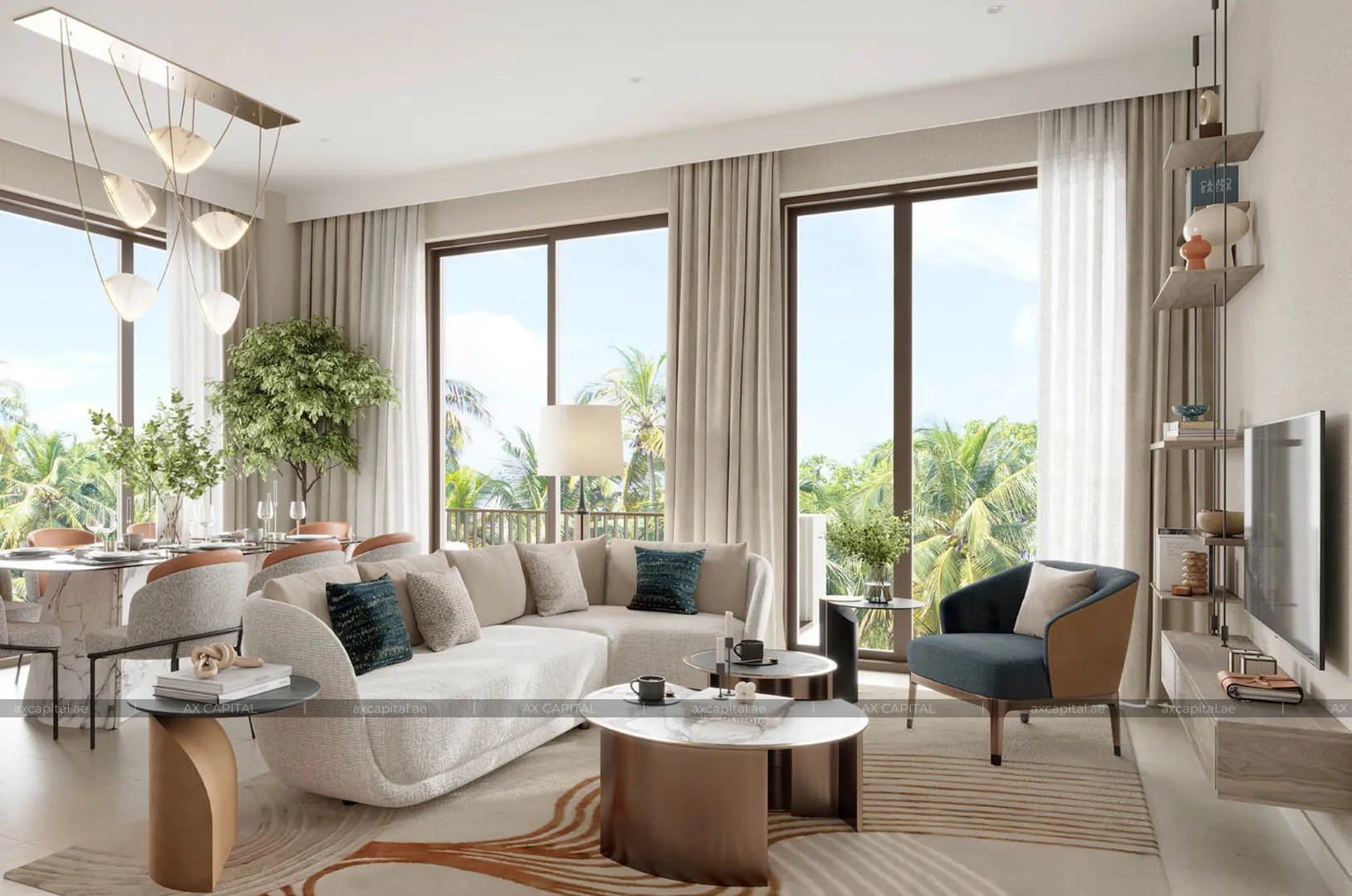 Apartment mit 1 Schlafzimmer in Cedar, Dubai, VAE (axc-3989124-r1) 3