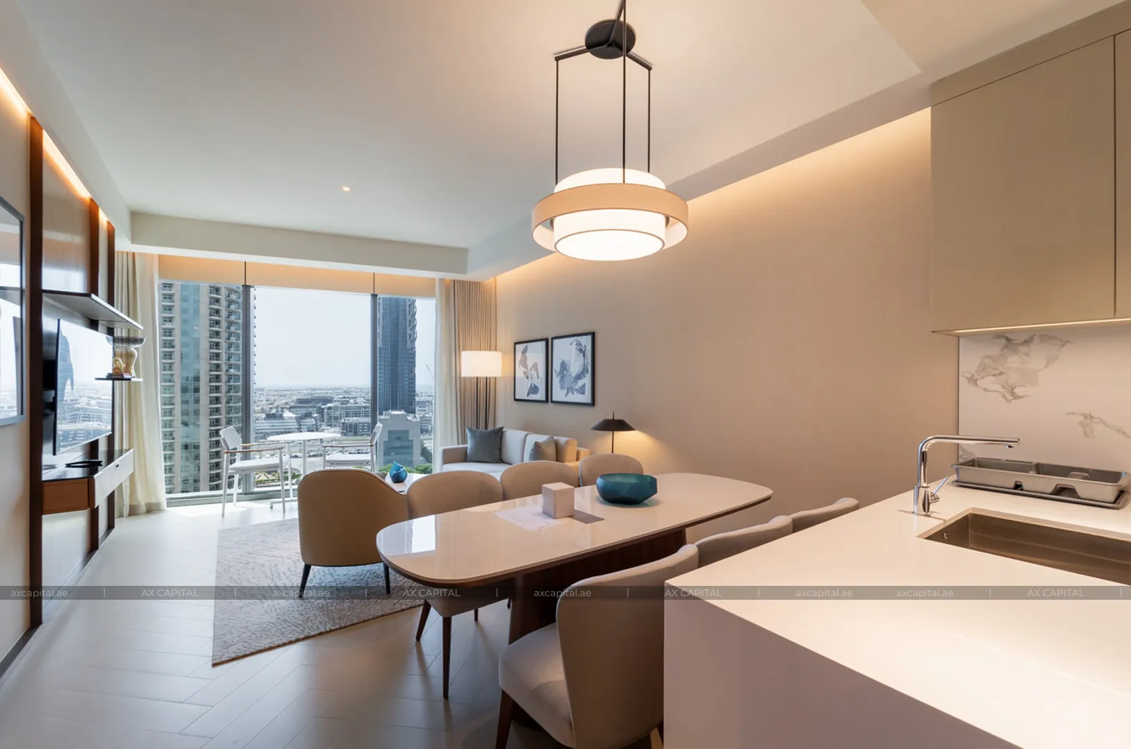 شقة عدد غرف النوم فيها: 2، في The Address Residences Dubai Opera Tower 1, دبي, الإمارات العربية المتحدة (axc-3987460) 3