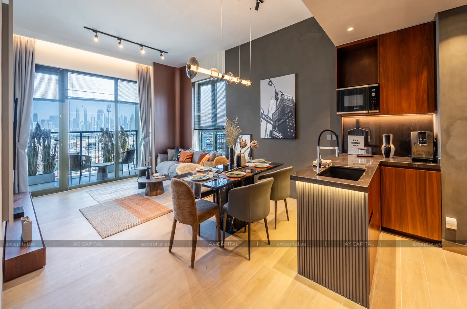 Apartment mit 2 Schlafzimmern in La Sirene - Building 6, Dubai, VAE (axc-3993440) 1