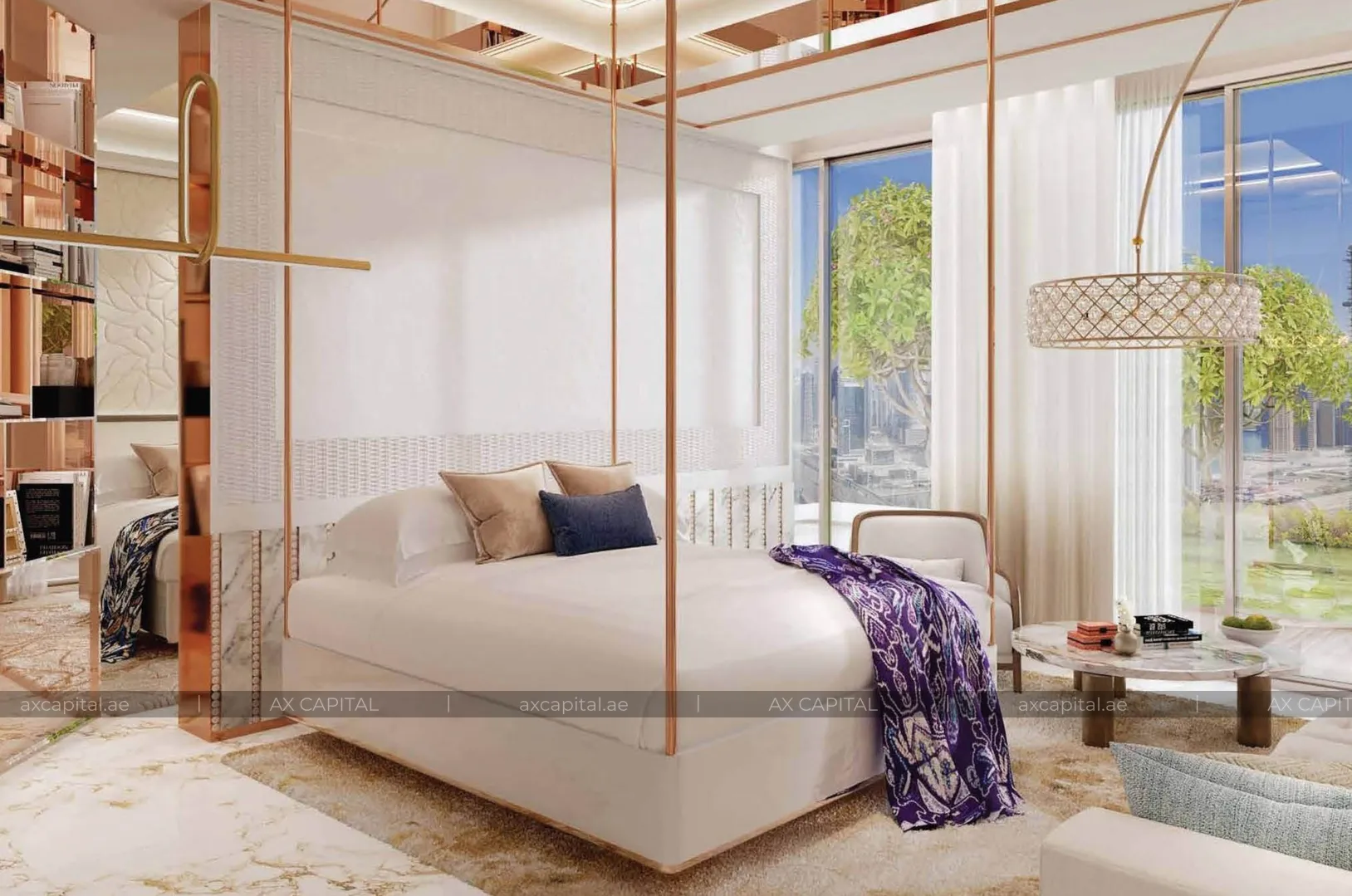 شقة عدد غرف النوم فيها: 1، في Elegance Tower, دبي, الإمارات العربية المتحدة (axc-3986325-r1) 3