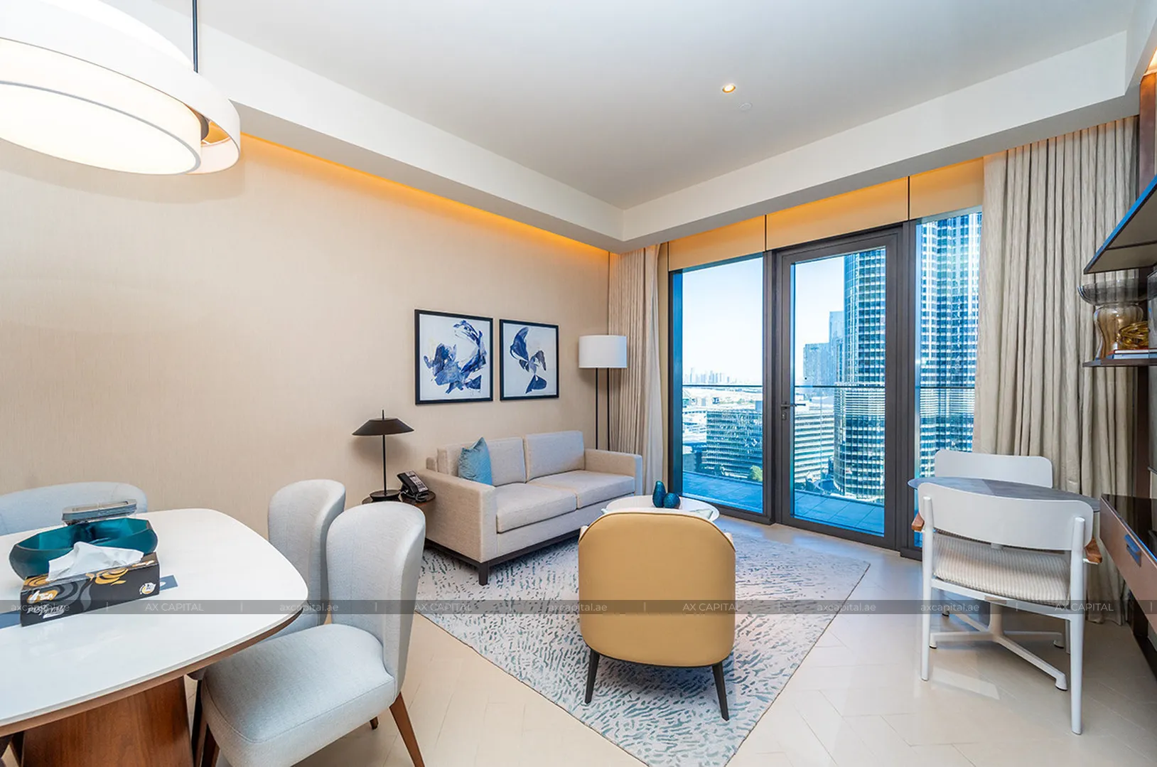 Apartamento con 2 dormitorios en The Address Residences Dubai Opera Tower 2, Dubai, EAU (axc-3988066) 3