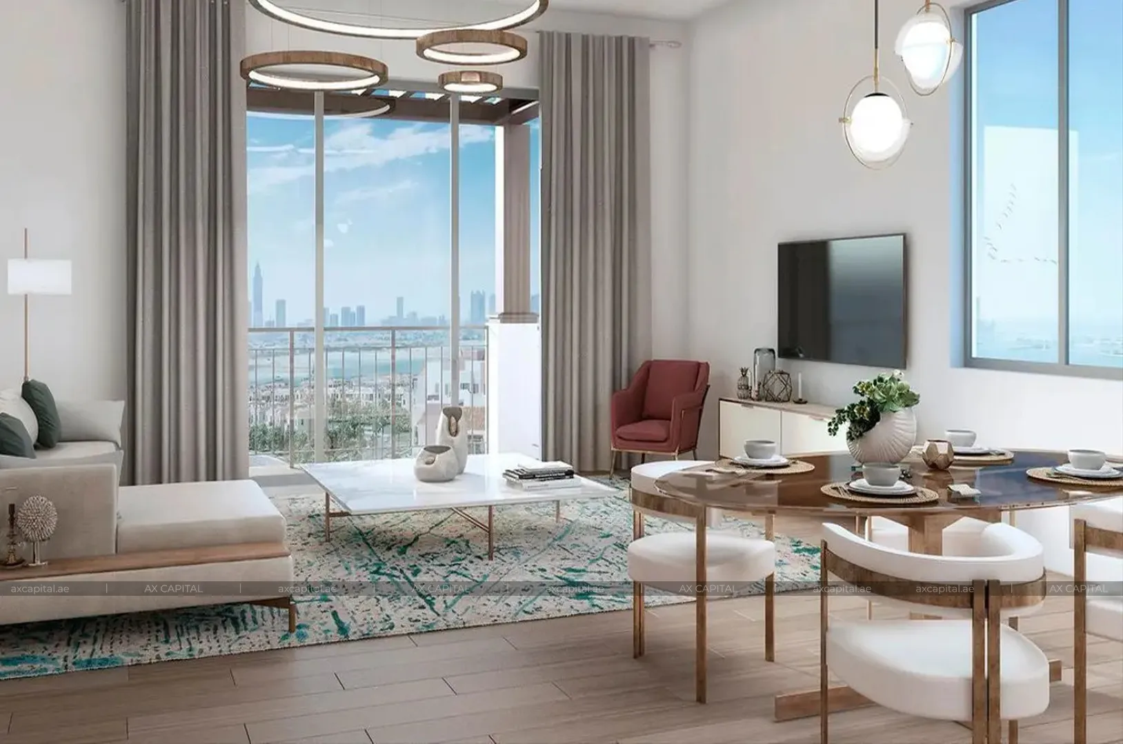 Apartment mit 2 Schlafzimmern in Le Ciel, Dubai, VAE (axc-3993439) 1