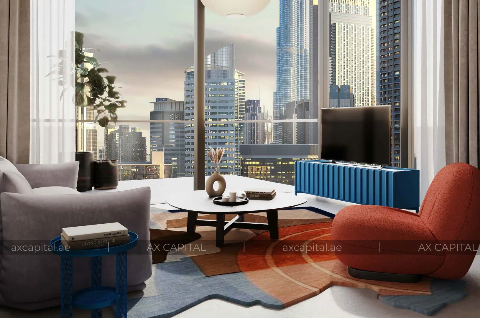 Квартира с 1 спальней в The Edge Tower A, Дубай, ОАЭ (axc-3988453-r1) 2
