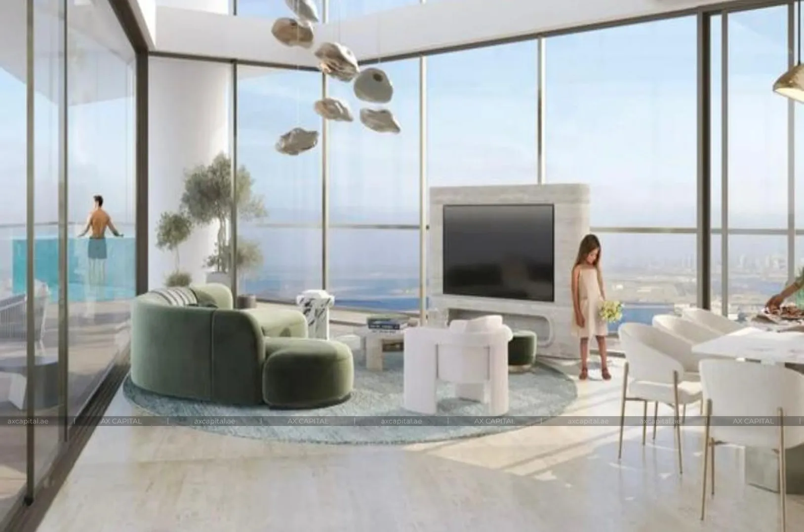 Apartment mit 3 Schlafzimmern in Mar Casa, Dubai, VAE (axc-3989488) 2