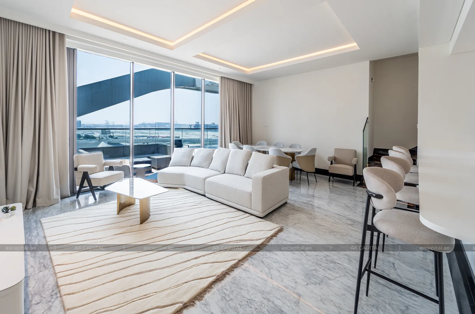 Дуплекс с 2 спальнями в Terraces Marasi Drive, Дубай, ОАЭ (axc-3987284) 1