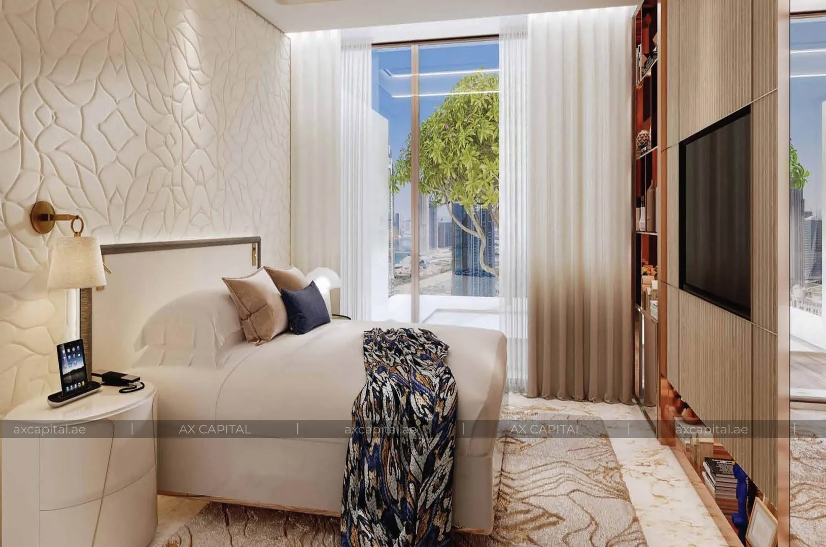 شقة عدد غرف النوم فيها: 1، في Elegance Tower, دبي, الإمارات العربية المتحدة (axc-3986325-r1) 2