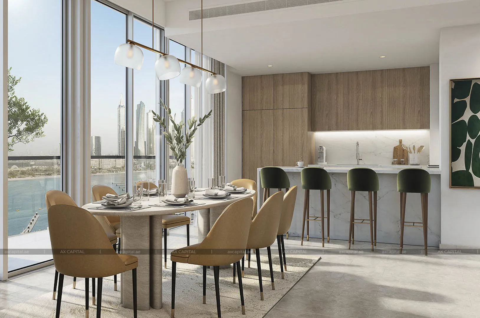 Apartamento con 3 dormitorios en Beachgate by Address, Dubai, EAU (axc-3992958) 3