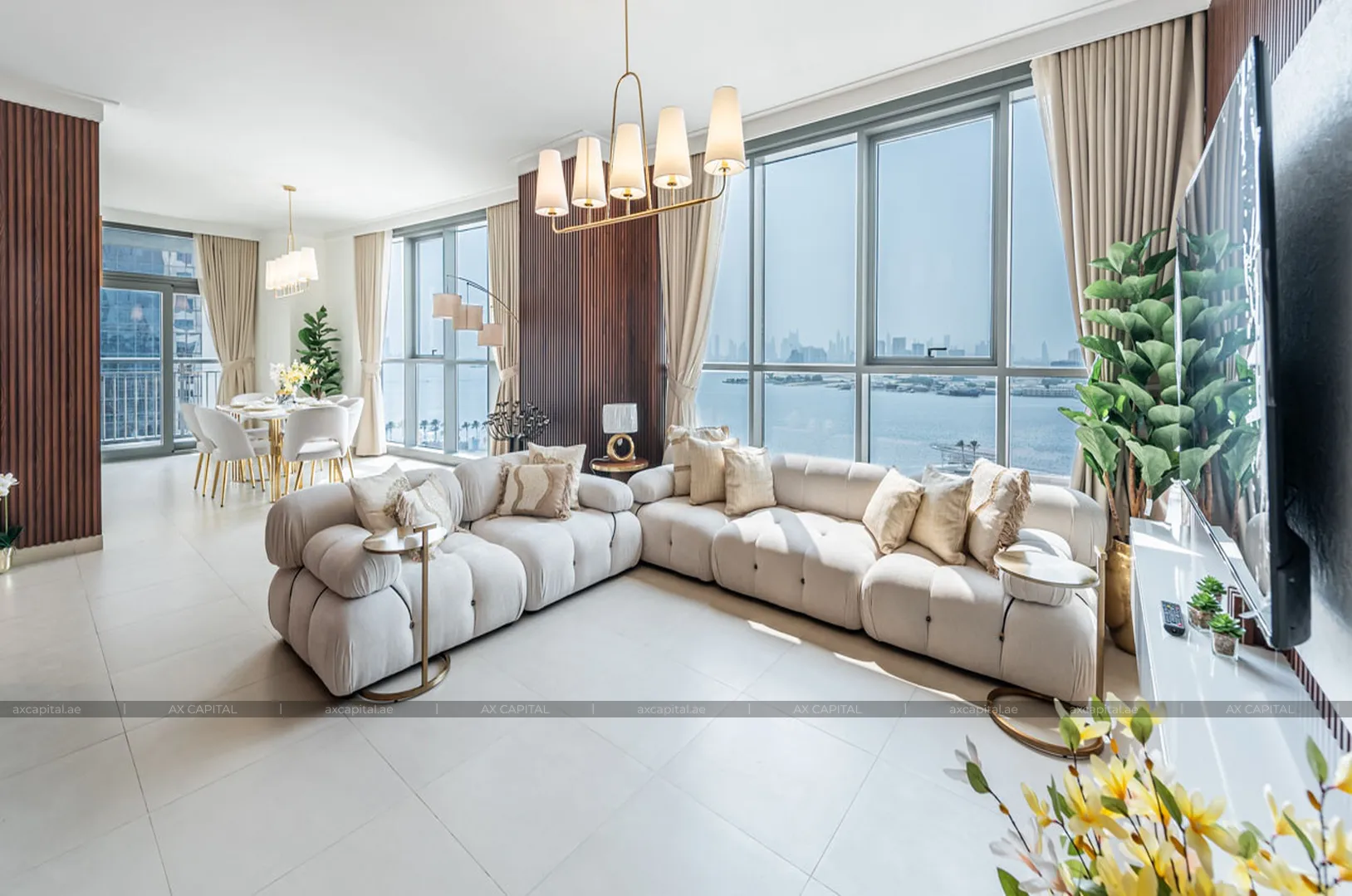 Квартира с 3 спальнями в Dubai Creek Residences South, Дубай, ОАЭ (axc-3992018) 1