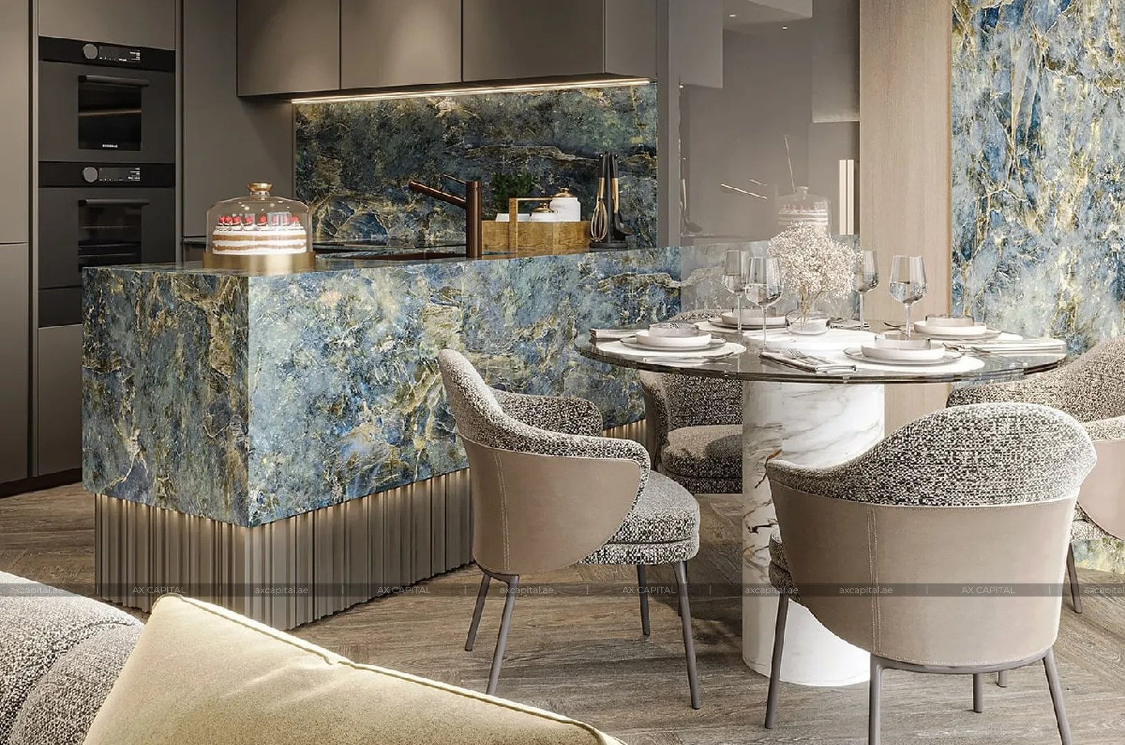 شقة استوديو في The Central Downtown A, دبي, الإمارات العربية المتحدة (axc-3993548) 1