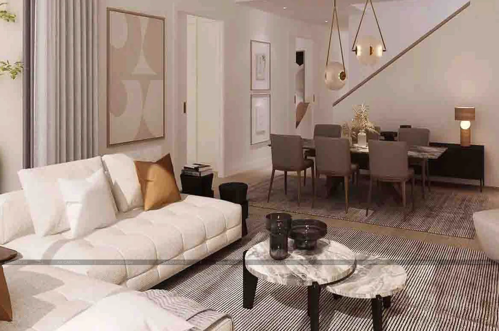 تاون هاوس عدد غرف النوم فيه: 4، في Jebel Ali Village Villas, دبي, الإمارات العربية المتحدة (axc-3991756) 2