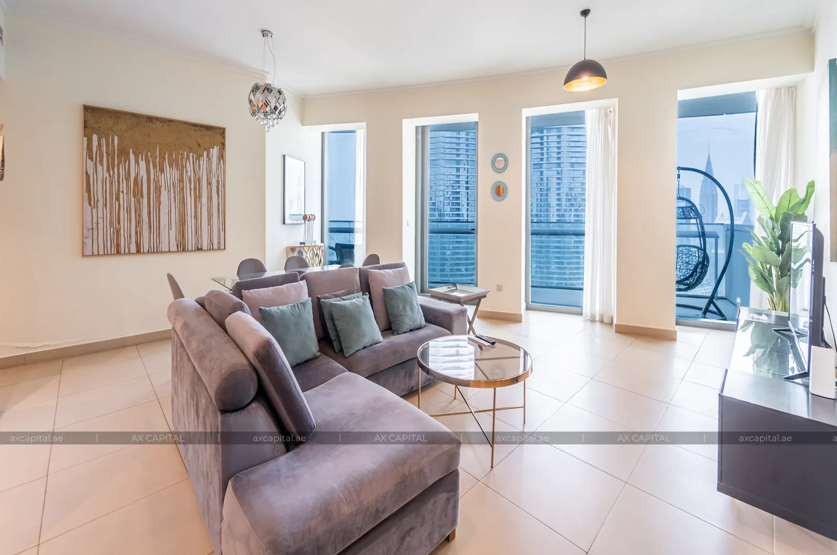 شقة عدد غرف النوم فيها: 3، في Burj Vista 1, دبي, الإمارات العربية المتحدة (axc-3990728) 1