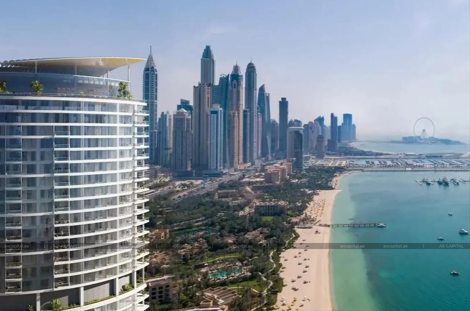 Apartamento con 1 dormitorio en Palm Beach Towers 2, Dubai, EAU (axc-3986586-r1) 1
