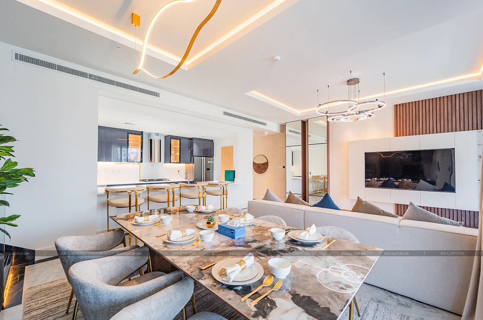 Apartment mit 2 Schlafzimmern in Terraces Marasi Drive, Dubai, VAE (axc-3993432) 1