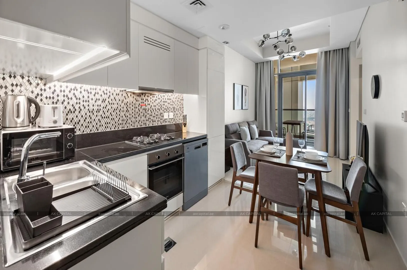 Appartement avec 2 chambres à Aykon City Tower C, Dubai, EAU (axc-3990102) 3