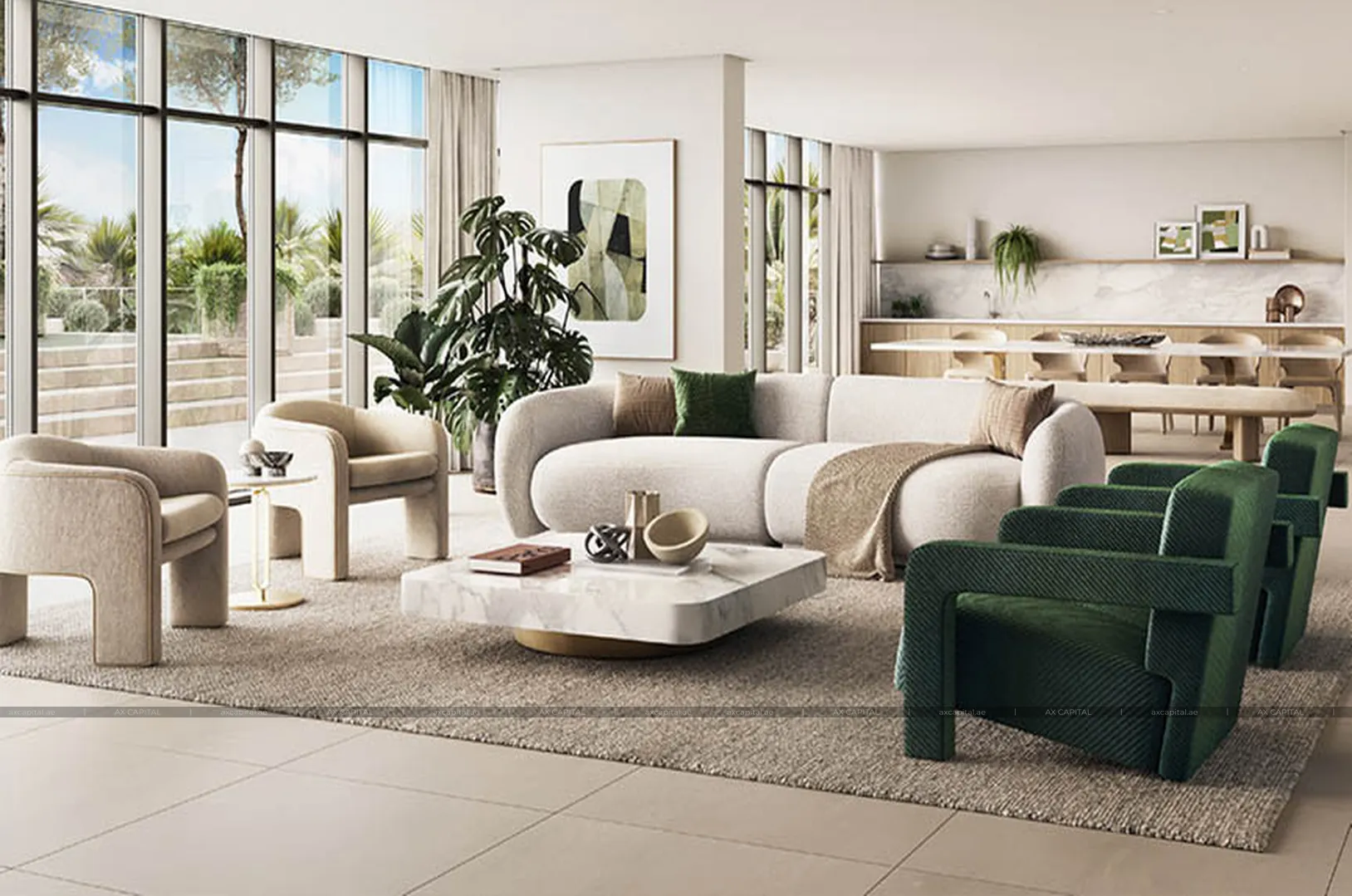 Apartament cu 1 dormitor în Golf Grand, Dubai, Emiratele Arabe Unite (axc-3997109-r1) 3