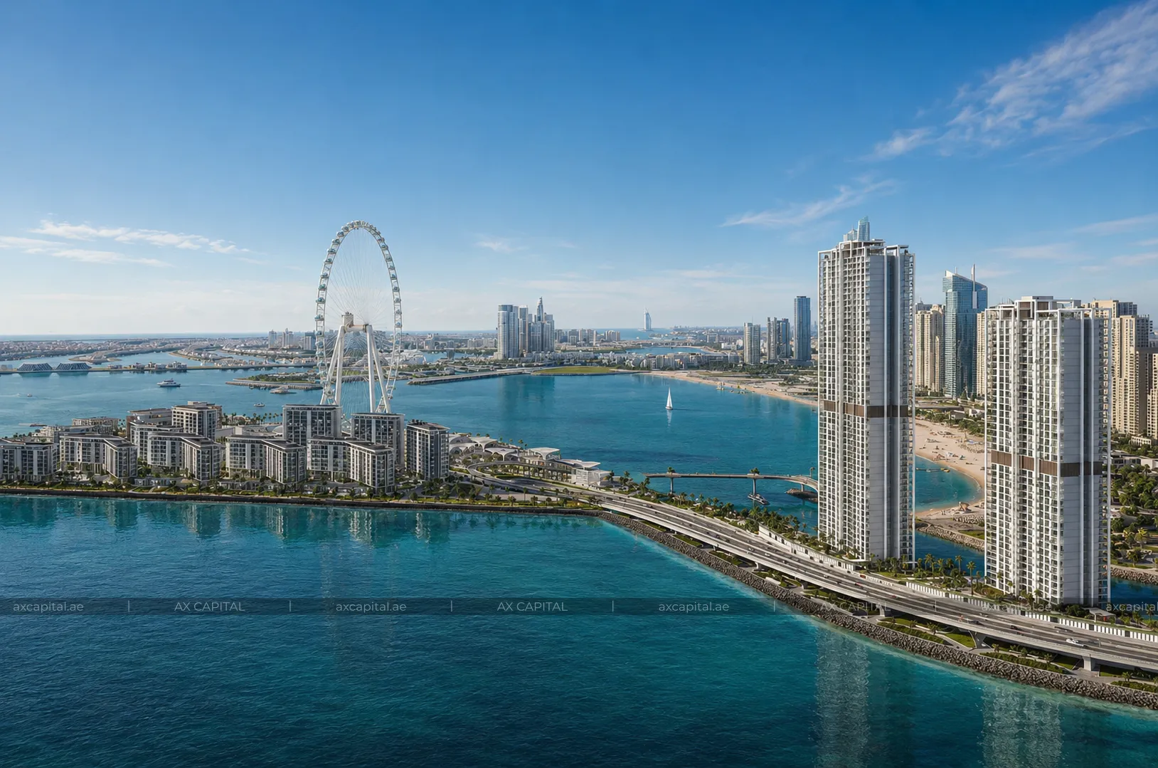 شقة عدد غرف النوم فيها: 1، في Bluewaters Bay Building 1, دبي, الإمارات العربية المتحدة (axc-3996382-r1) 3