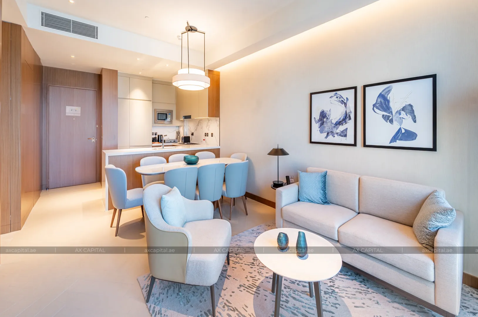 Apartament cu 2 dormitoare în The Address Residences Dubai Opera Tower 2, Dubai, Emiratele Arabe Unite (axc-3992541) 1
