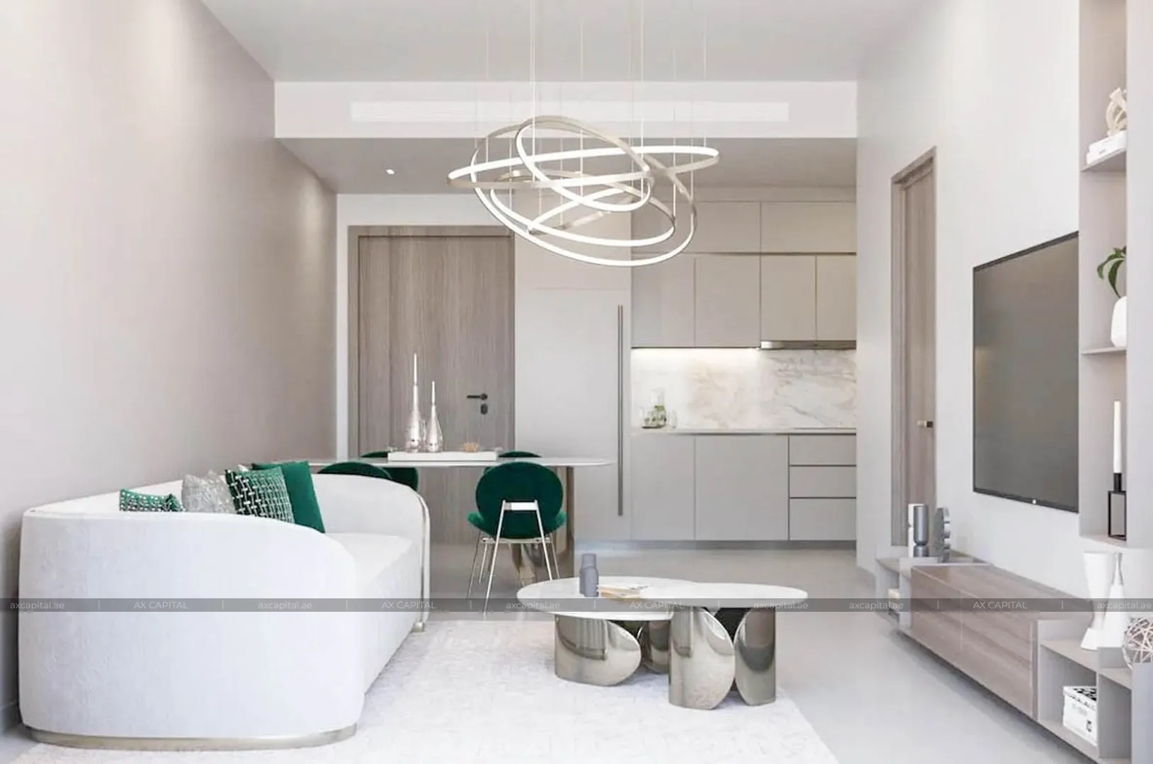 Apartment with 2 bedrooms in Maimoon Gardens Tower A, Dubai, UAE (axc-3990549) 3