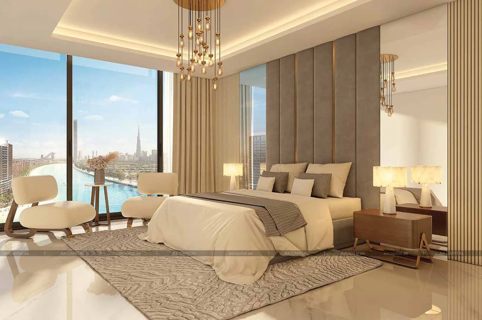 Apartment mit 1 Schlafzimmer in Azizi Riviera Reve Tower 3, Dubai, VAE (axc-3989627) 3