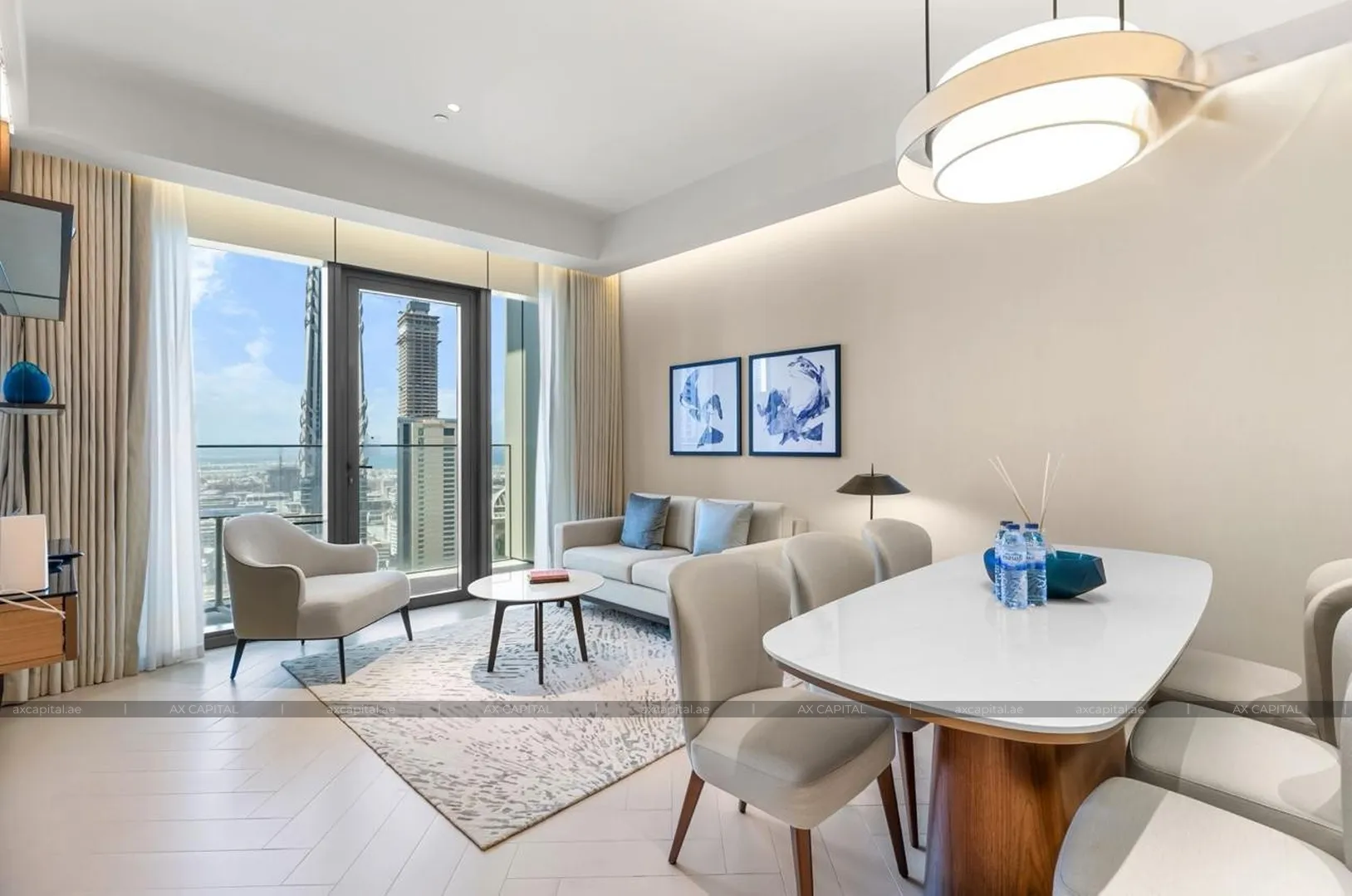 شقة عدد غرف النوم فيها: 2، في The Address Residences Dubai Opera Tower 1, دبي, الإمارات العربية المتحدة (axc-3995063) 1