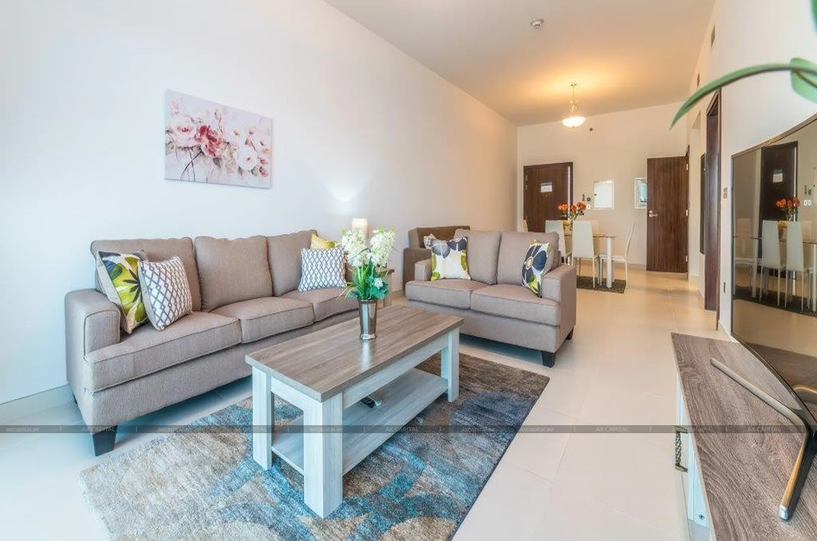 شقة عدد غرف النوم فيها: 1، في Azure Residences, دبي, الإمارات العربية المتحدة (axc-3988113-r1) 2