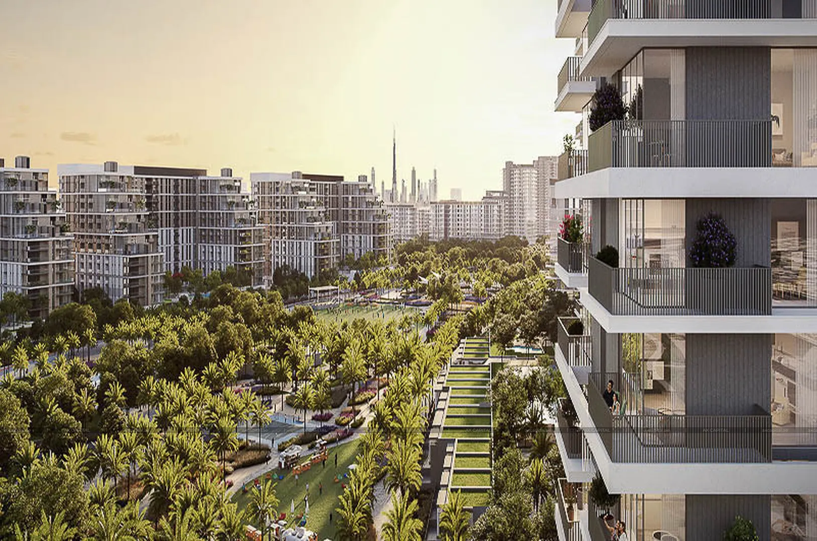 تاون هاوس عدد غرف النوم فيه: 3، في Palace Residences, دبي, الإمارات العربية المتحدة (axc-3991141) 1
