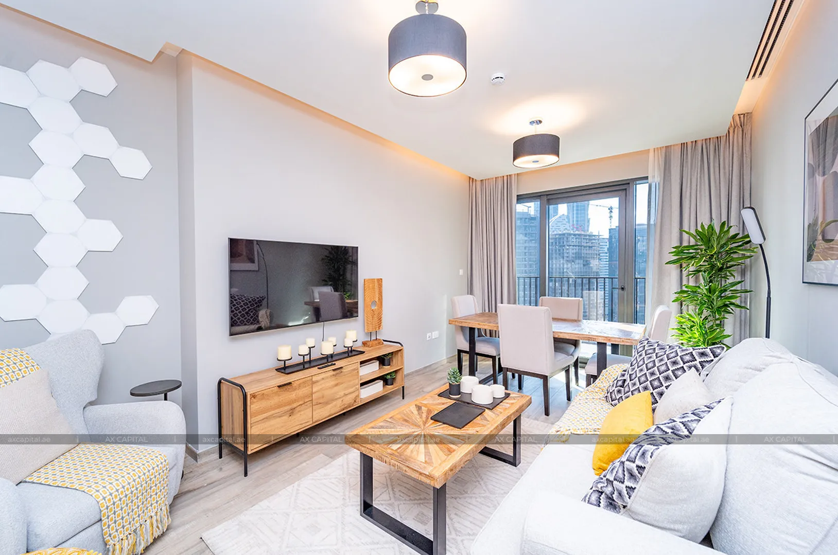شقة عدد غرف النوم فيها: 1، في Ahad Residences, دبي, الإمارات العربية المتحدة (axc-3989914) 2