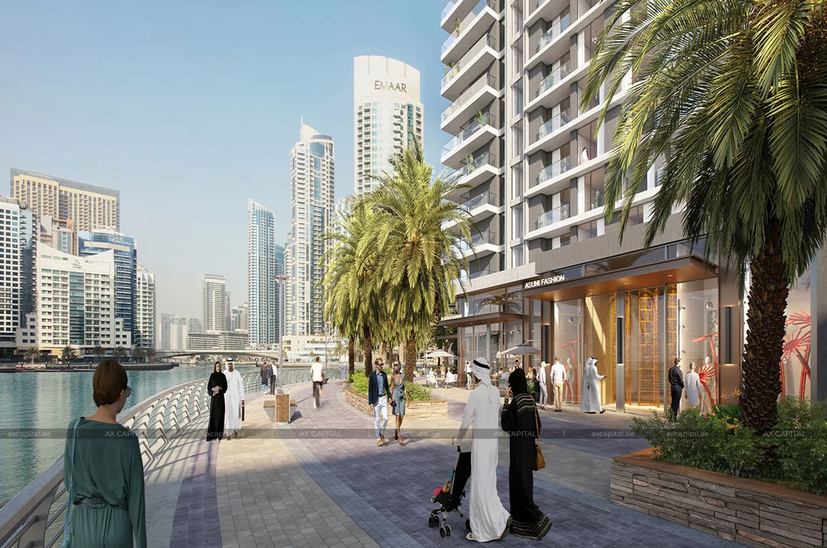 Квартира с 2 спальнями в Marina Shores, Дубай, ОАЭ (axc-3991183) 3