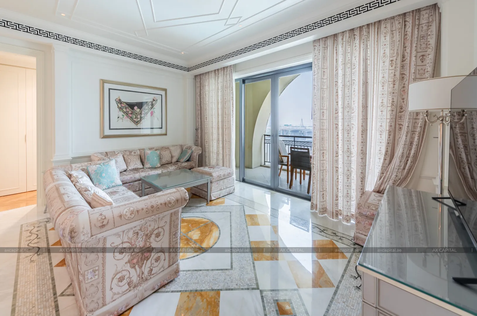 Appartement avec 2 chambres à Palazzo Versace, Dubai, EAU (axc-3993545) 2