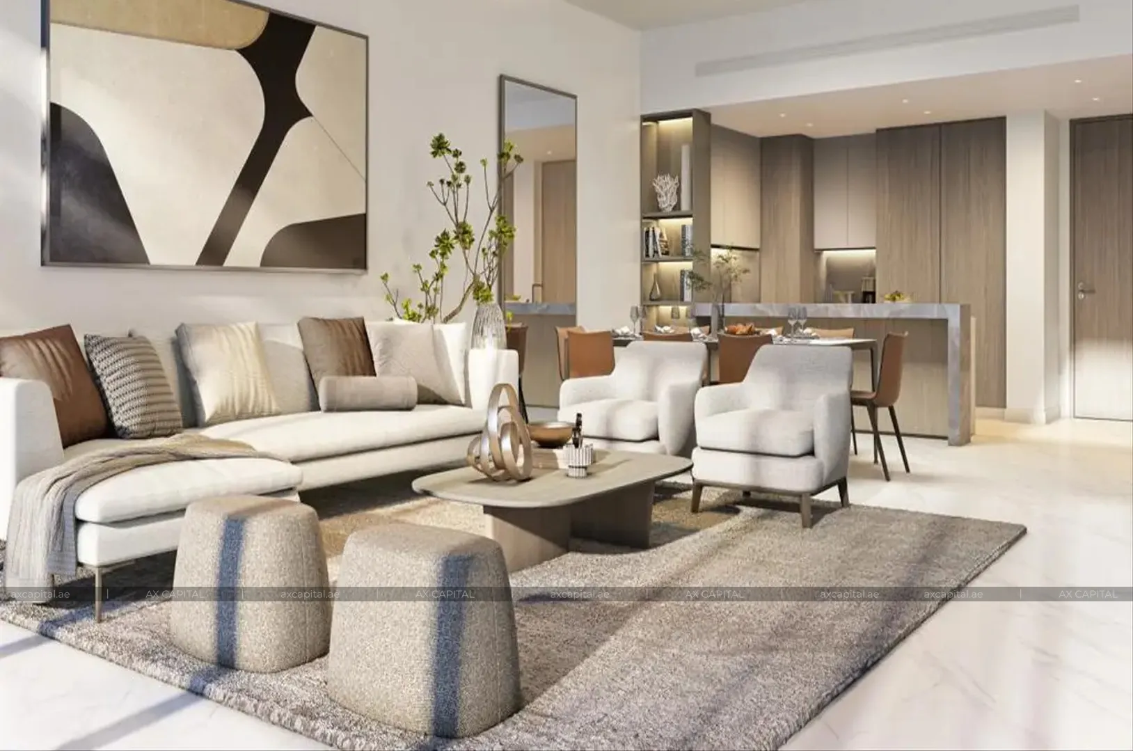 Apartament cu 3 dormitoare în Palm Beach Towers 2, Dubai, Emiratele Arabe Unite (axc-3991300) 3