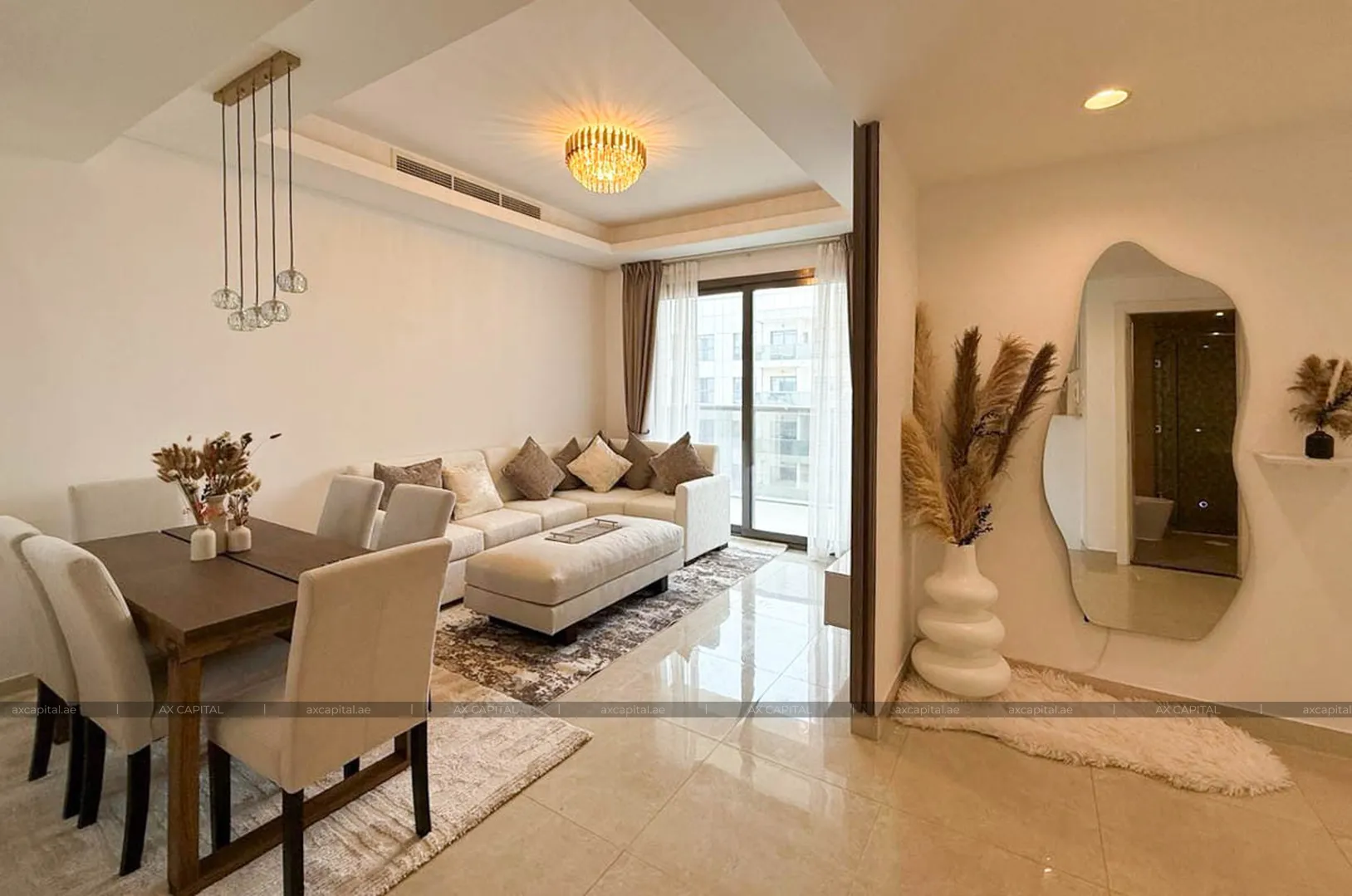 شقة عدد غرف النوم فيها: 2، في Green Diamond 1 B, دبي, الإمارات العربية المتحدة (axc-3991243) 1