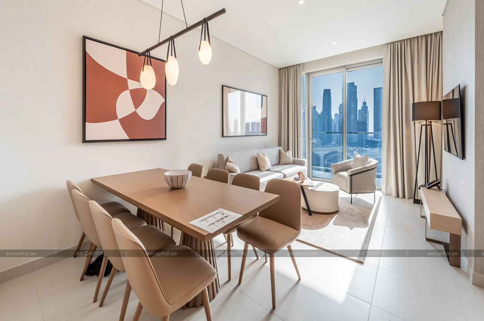 شقة عدد غرف النوم فيها: 1، في Vida Dubai Mall Tower 1, دبي, الإمارات العربية المتحدة (axc-3987655-r3) 3
