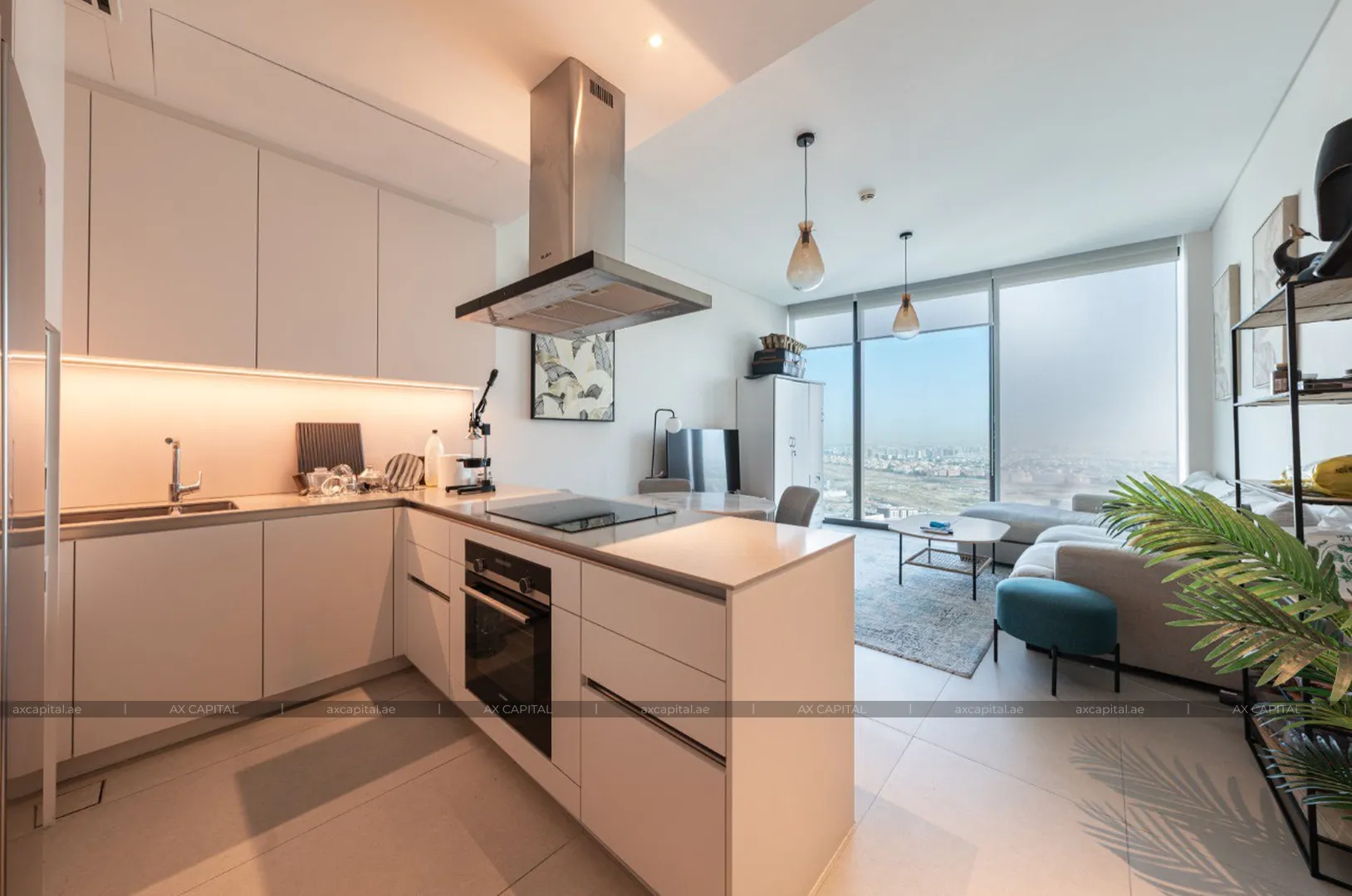 Apartamento con 2 dormitorios en Jumeirah Gate Tower 1, Dubai, EAU (axc-3991644) 3