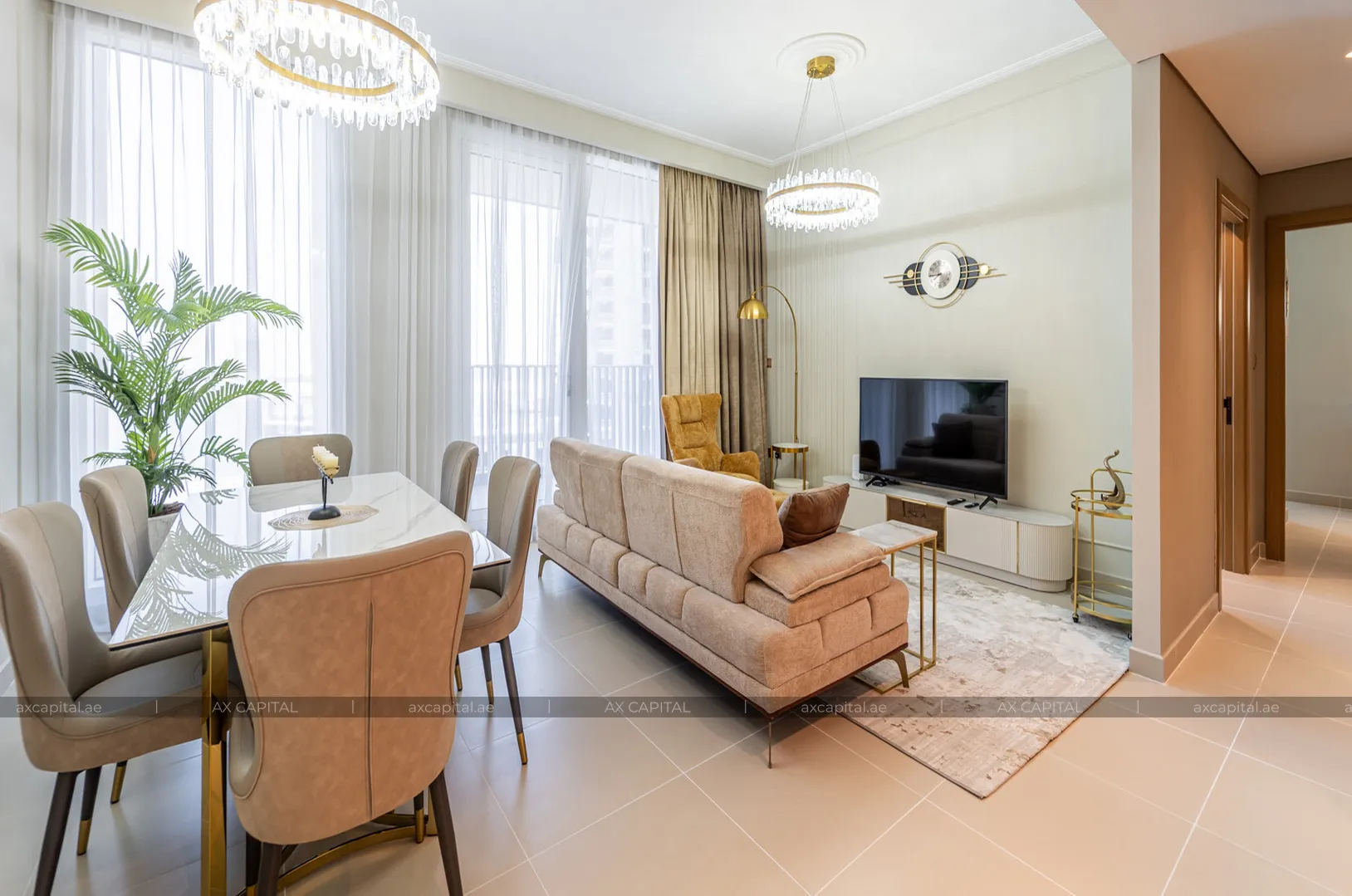 Apartment with 2 bedrooms in Harbour Gate Tower 1, Dubai, UAE (axc-3995475) 1