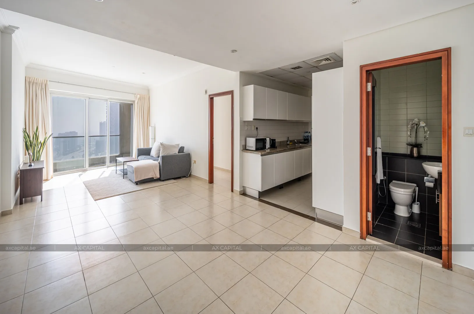 Apartamento con 1 dormitorio en Marina Heights, Dubai, EAU (axc-3995560) 2