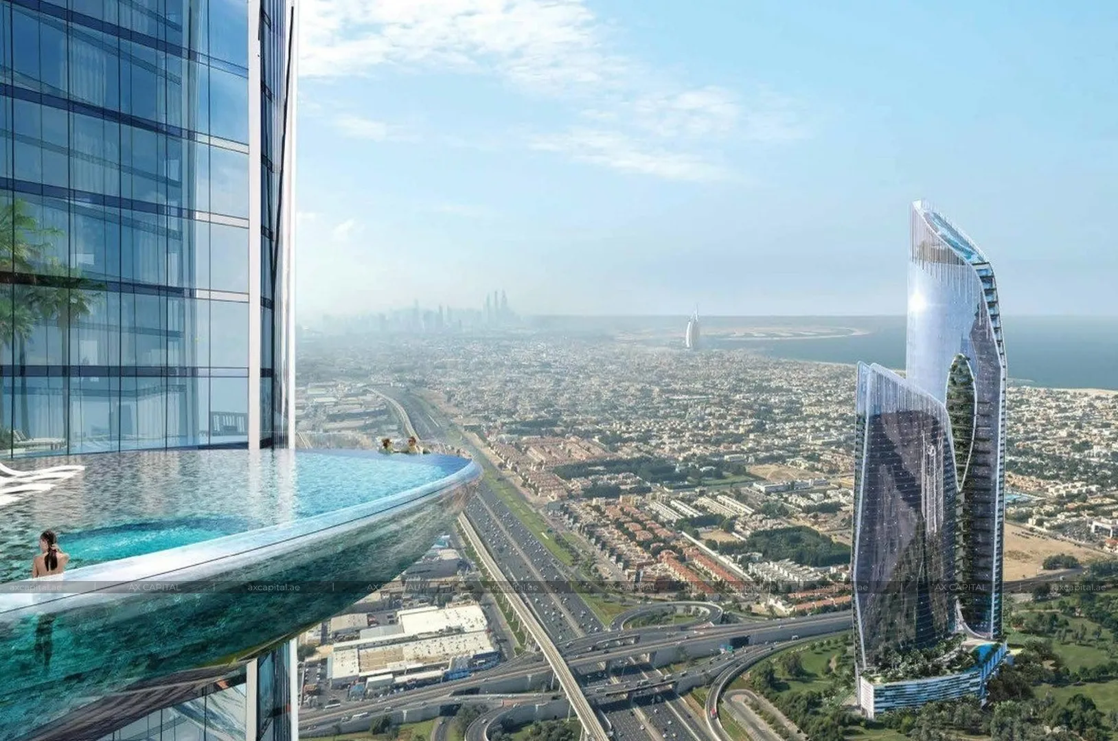 Appartement avec 1 chambre à Safa Two by De Grisogono, Dubai, EAU (axc-3994262) 1