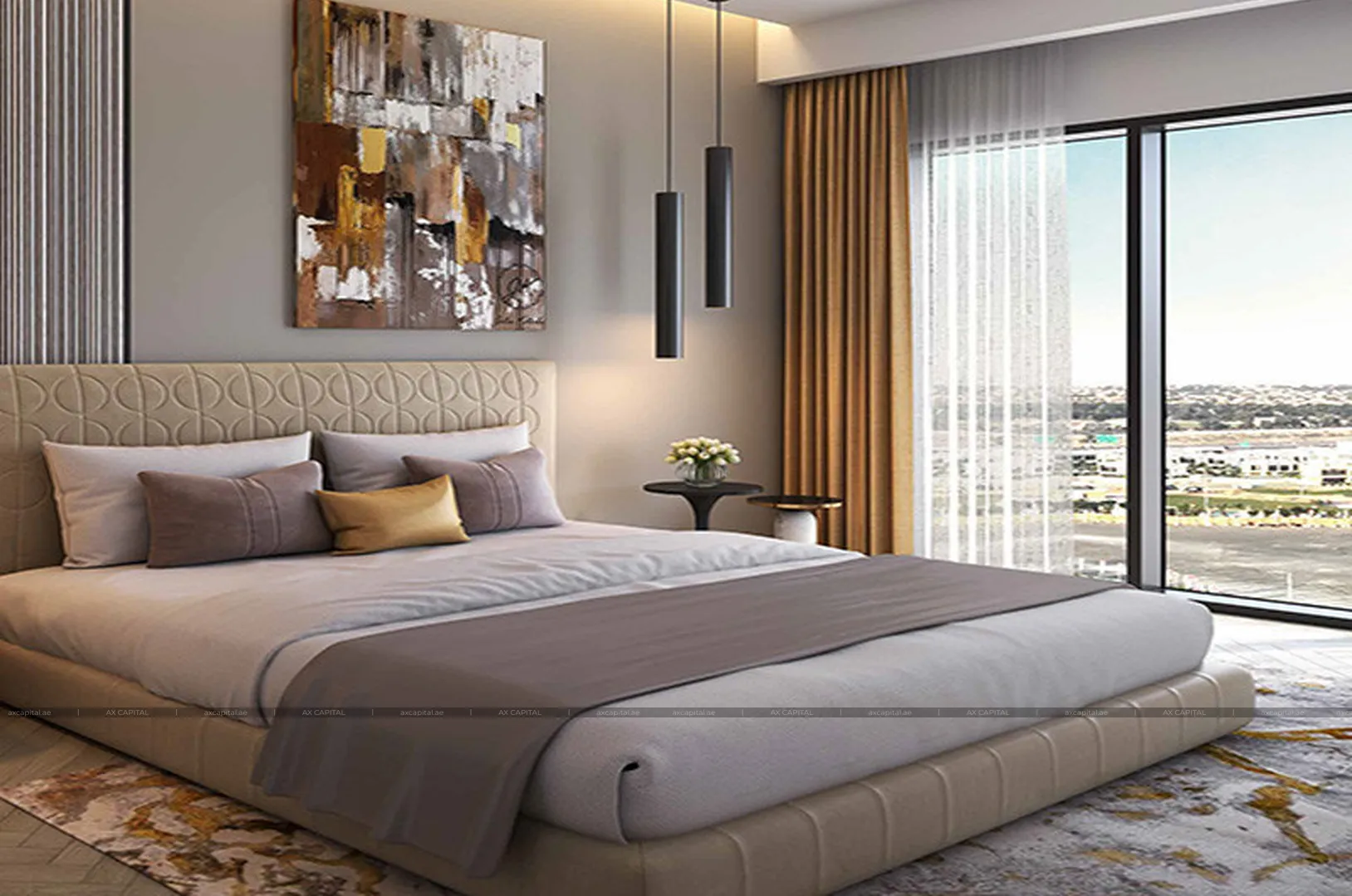 Buy apartment in Golf Greens, Dubai, UAE 1 bedroom, 741.74 sq.ft, axc