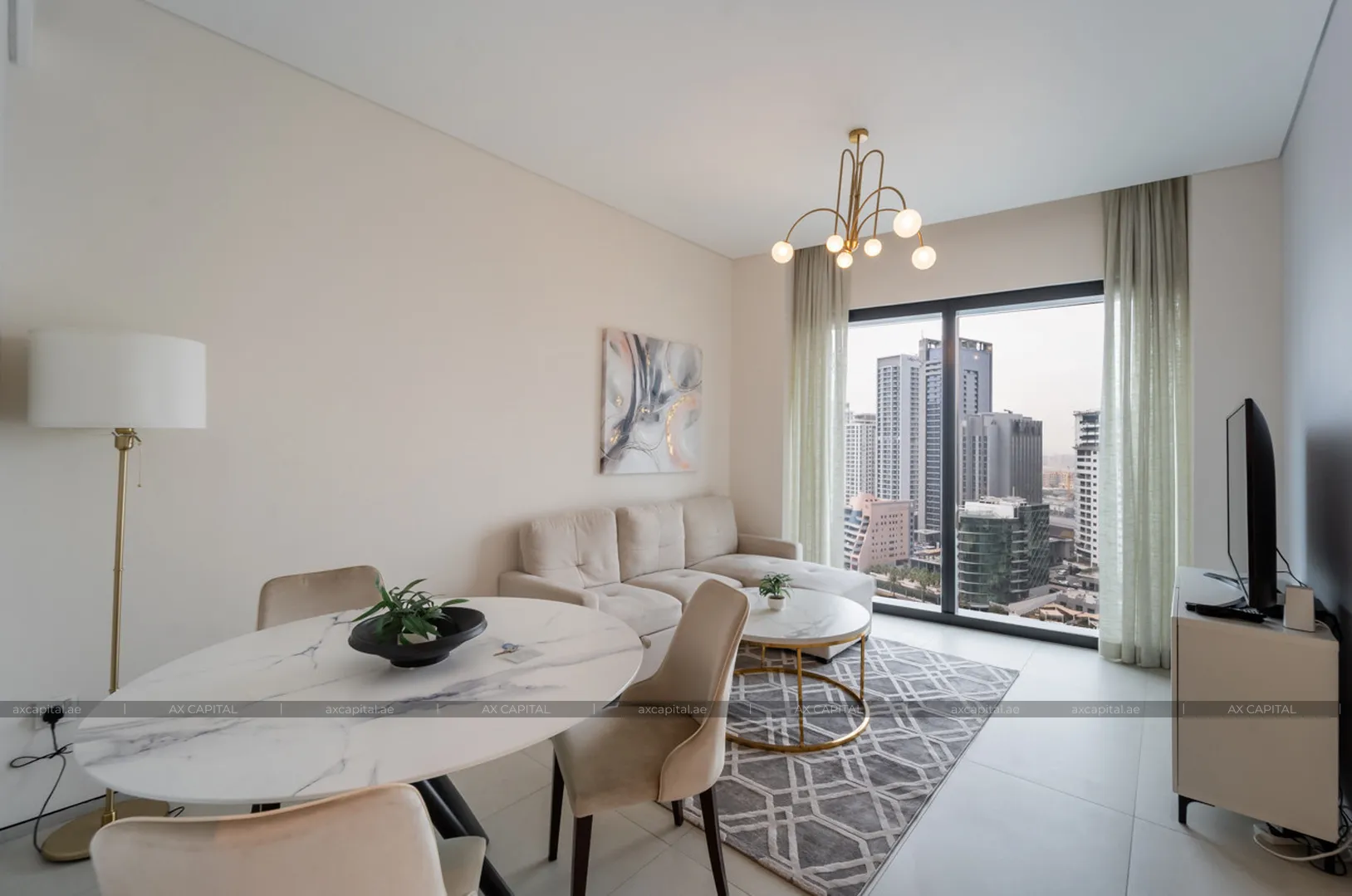 شقة عدد غرف النوم فيها: 1، في Jumeirah Gate Tower 1, دبي, الإمارات العربية المتحدة (axc-3990951) 3