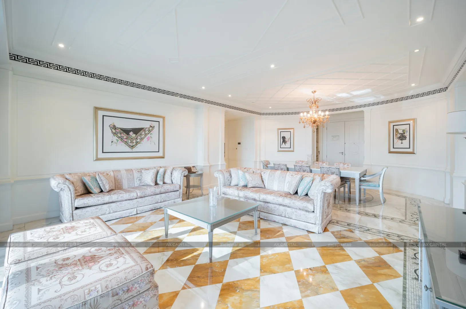 شقة عدد غرف النوم فيها: 3، في Palazzo Versace, دبي, الإمارات العربية المتحدة (axc-3994551) 1