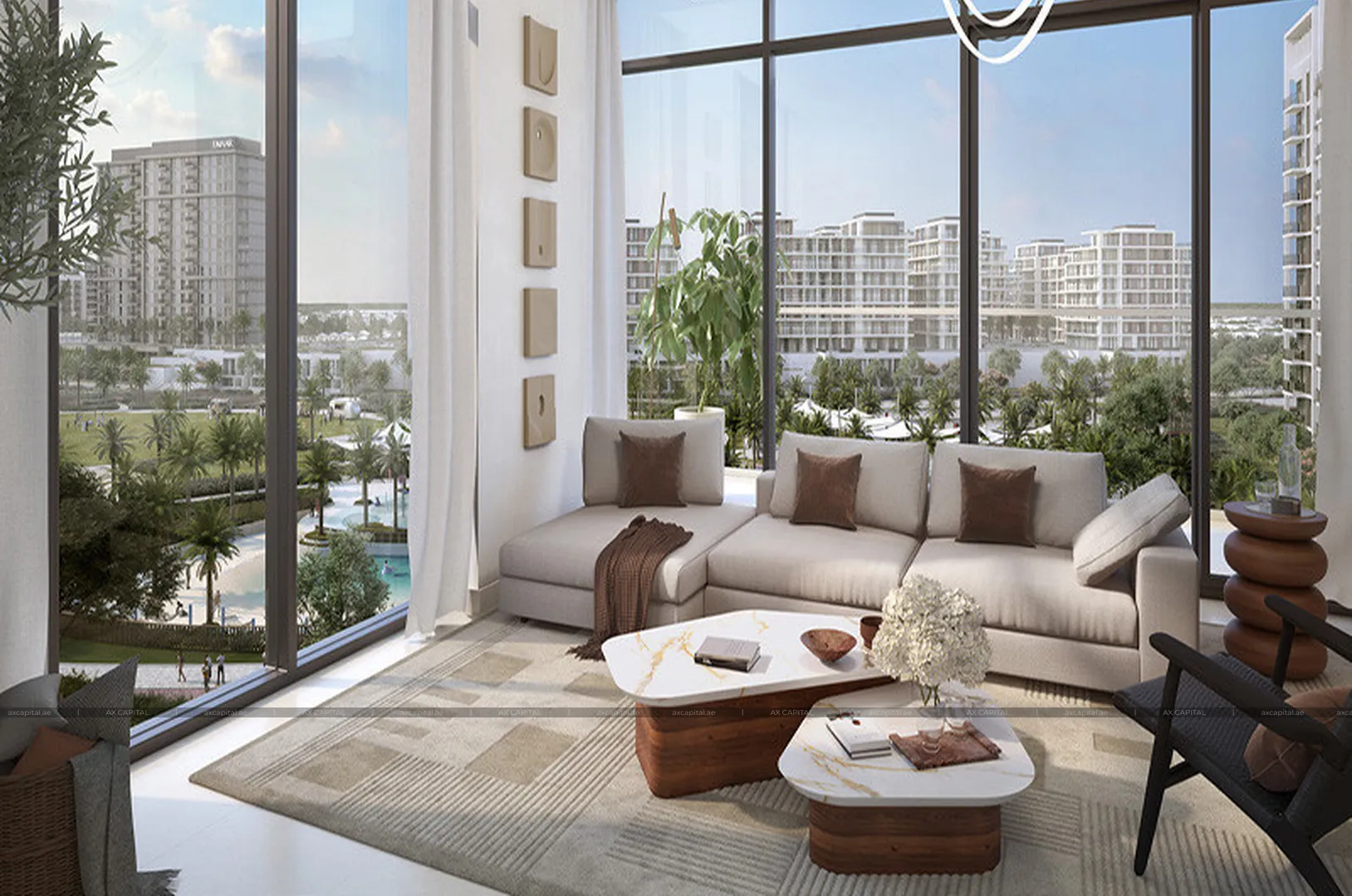 Apartment with 1 bedroom in Parkside Views, Dubai, UAE (axc-3989260) 2
