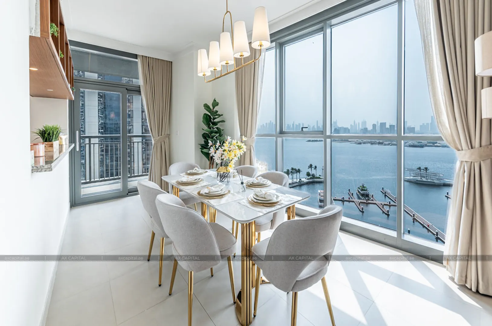 Квартира с 3 спальнями в Dubai Creek Residences South, Дубай, ОАЭ (axc-3992018) 3