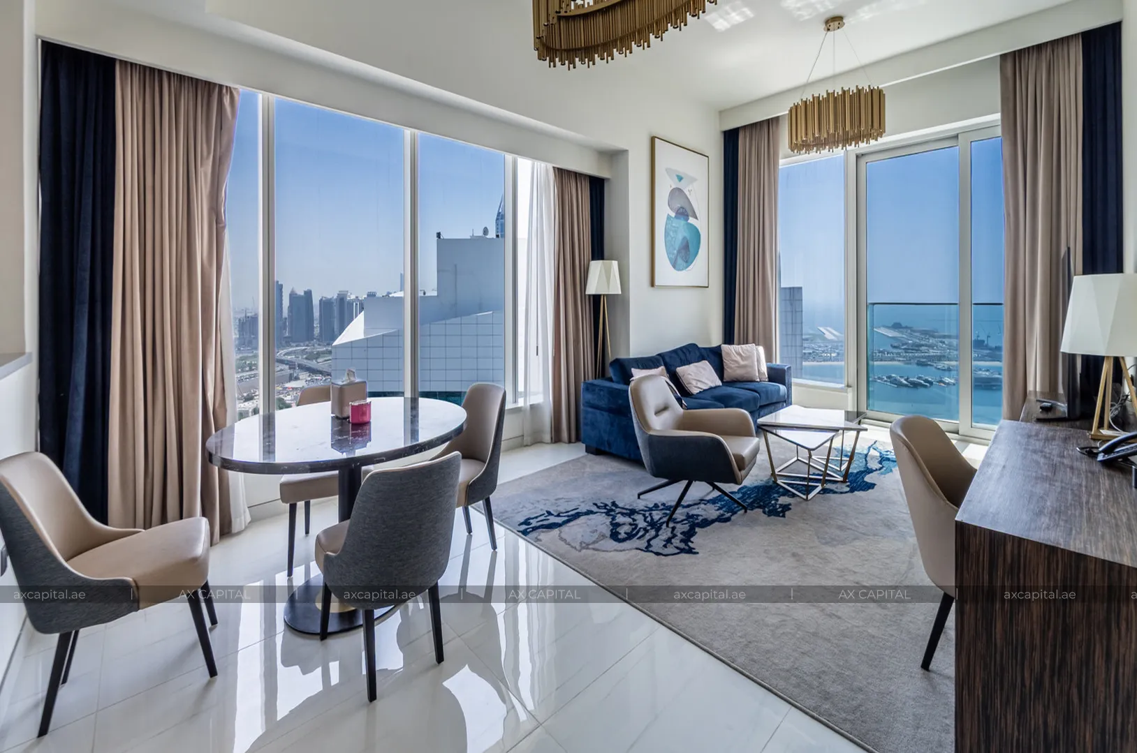 شقة عدد غرف النوم فيها: 1، في Avani Palm View Hotel & Suites, دبي, الإمارات العربية المتحدة (axc-3989909) 1