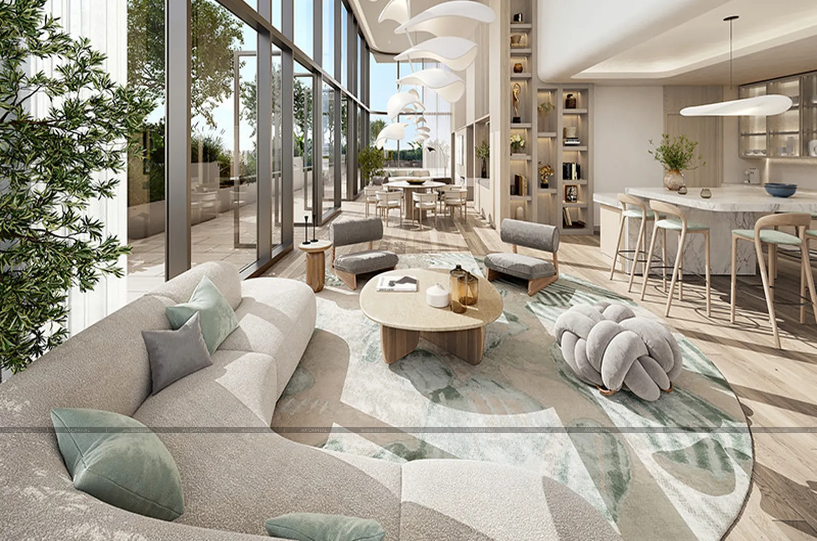 شقة عدد غرف النوم فيها: 1، في One River Point by Ellington, دبي, الإمارات العربية المتحدة (axc-3989980) 3