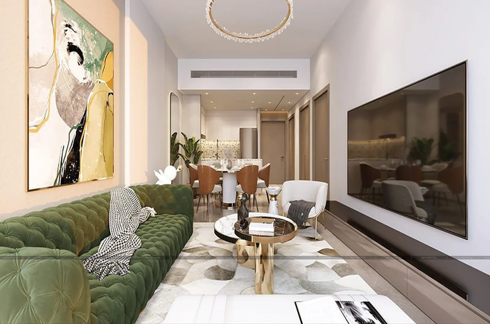 Apartment with 1 bedroom in Neva Residences, Dubai, UAE (axc-3993719) 2