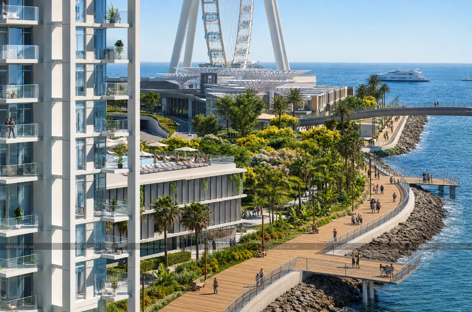 شقة عدد غرف النوم فيها: 1، في Bluewaters Bay Building 1, دبي, الإمارات العربية المتحدة (axc-3996382-r1) 2