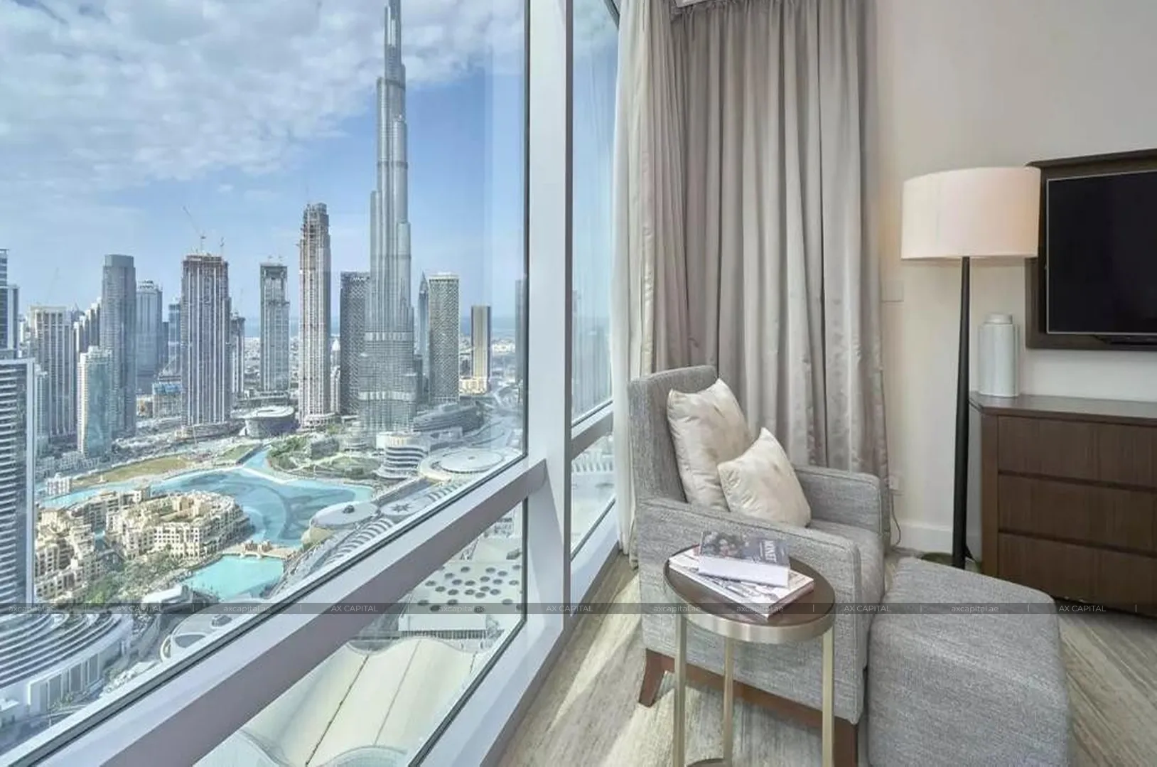 شقة عدد غرف النوم فيها: 2، في The Address Fountain Views, دبي, الإمارات العربية المتحدة (axc-3992590) 2