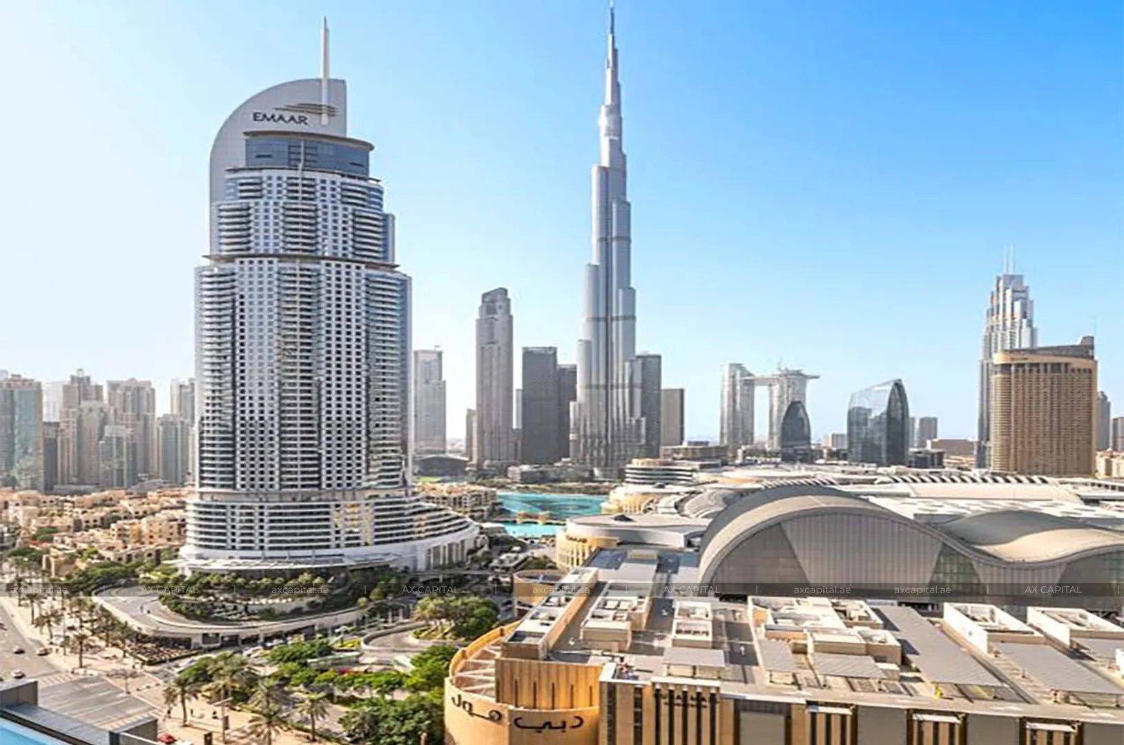 شقة عدد غرف النوم فيها: 1، في The Address Fountain Views, دبي, الإمارات العربية المتحدة (axc-3988353-r1) 1